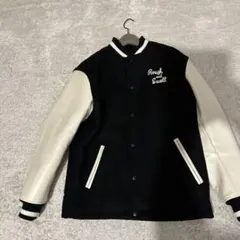 Rough and Swell スタジャン M ブラック/ホワイト