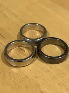 シルバー・ブラック バンドリング 3個セット