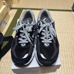 New Balance 990 ブラック/グレー スニーカー