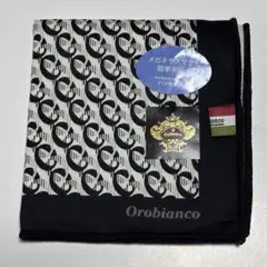 Orobianco ハンカチ メガネ拭き メンズ 黒 マイクロファイバー 綺麗のサムネイル