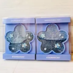 STARBUCKS SAKURA2026コースター　桜　第二弾　水色　ブルー