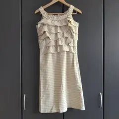 アナトリエ ANATELIER ワンピース キャミワンピ フリル ボーダー