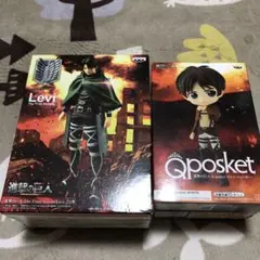 進撃の巨人 リヴァイ & Qposket エレン