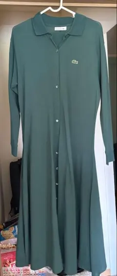 Lacoste ダークグリーン シャツワンピース新品未使用