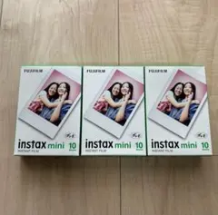 FUJIFILM instax mini フィルム 10枚×3