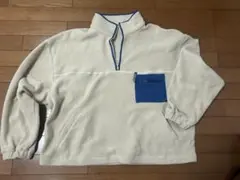 フリースハーフジップブルゾン
