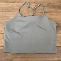 ストラップ付きグレーキャミソール