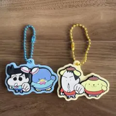 クレヨンしんちゃん サンリオキャラクターズ ラバーキーホルダー 2種のサムネイル