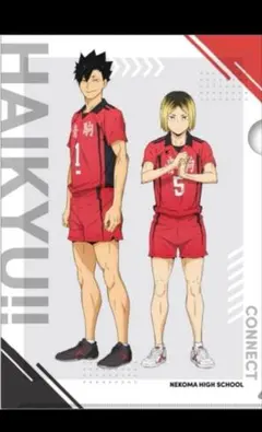 くら寿司 × ハイキュー　コラボ　音駒 クリアファイル