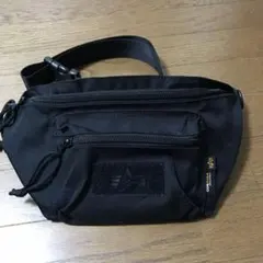 알파 인더스트리 TZ1060 웨이스트 바디 백 블랙