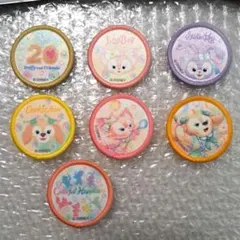 ダッフィー＆フレンズ 20周年カラフルハピネス ワッペン BOX 全7種