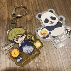 コジマ 呪術廻戦 禪院直哉 アクリルキーホルダー パンダ シール