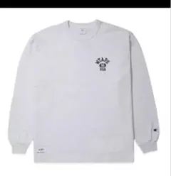 WTAPS Champion ACADEMY 長袖Tシャツ グレー Mのサムネイル