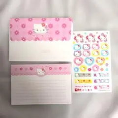 サンリオ　ハローキティ　レターセット　郵便局　2004年　平成レトロ