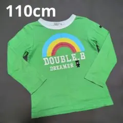DOUBLE.B 110cm Tシャツ グリーン