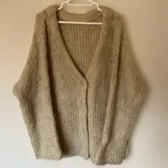 mysticモヘアシャギーカーディガン中古ニコアンドコカスタジオクリップ