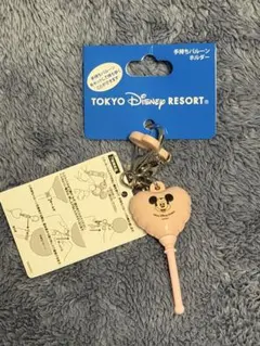 薄ピンク　ミッキー 手持ちバルーンホルダー 東京ディズニーリゾート