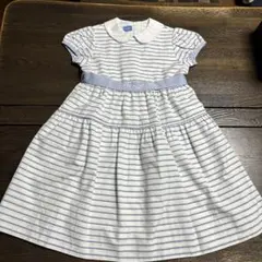 最終値下げ☀︎美品☀︎familiar ストライプ フォーマルワンピース 110