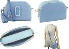 【美品】MARC JACOBS マークジェイコブス　ショルダーバッグ　ブルー