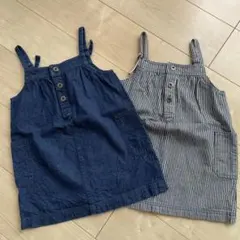 マーキーズ　ジャンバースカート　100㎝　2枚セット　双子