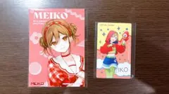 MEIKO フラワーレトロルック　ブロマイド　たまごっちコラボ　エピカ　箔押し