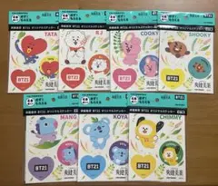 BT21 ステッカー7枚