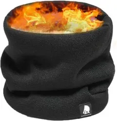 S*o様 男女兼用 黒　ネックウォーマー ネックガード 防風防寒 極めた暖かさ