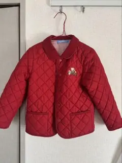 最終お値引き早い者勝ちです！ ファミリア　キルティングコート 110cm