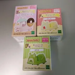 シルバニアファミリー スイーツカーセット☆一番くじ☆3点