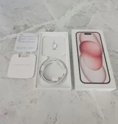 Apple iPhone 15 Pink 箱 充電ケーブル - メルカリ