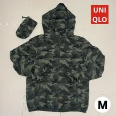UNIQLO 迷彩ナイロン ポケッタブルパーカー