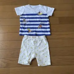 おさるのジョージ　Tシャツ　80 グラニフ　バナナ柄パンツ付
