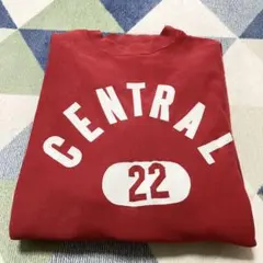 90s Championレッド三段アーチ リバースウィーブ刺繍タグ USA製XL