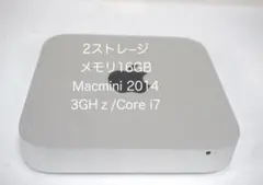 2ストレージ SSD起動メモリ16GB Macmini 3GHz Core i7