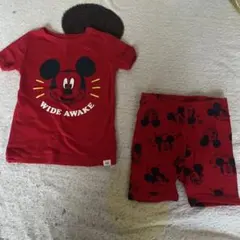 ミッキーマウス Tシャツ＆ショートパンツ セット