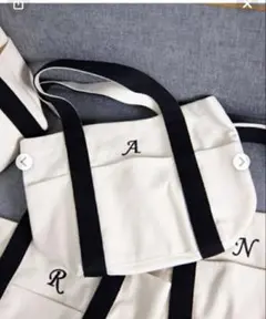新品タグ付き　グローバルワーク　イニシャルロゴトートのサムネイル