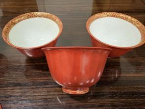 RITAO CHAN公式アカウント07　京焼　京泉造　蓋付湯呑み　赤絵金彩 RITAO CHAN公式アカウント07 京焼 京泉造 蓋付湯呑み 赤絵金彩 RITAO