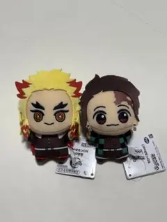 鬼滅の刃 ちびぐるみ 竈門炭治郎 煉獄杏寿郎 2種セット