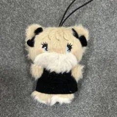 mikko BLACK RIBBON ぬいぐるみ　マスコット　ラテ