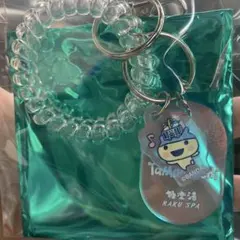 ♡*読様 たまごっち　極楽湯コラボ　やんぐまめっち ロッカーキー風アクリルキーホ