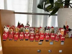 サンタ動物フィギュア 12体セット