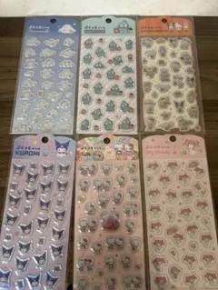 サンリオ　ぷくっとシール　6枚　まとめ売り