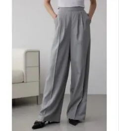 AZUL BY MOUSSY フロントタックイージーワイドパンツ S グレー