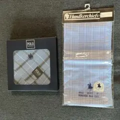 POLO & POLO CLUB 新品　ハンカチ2枚セット