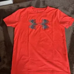 Under Armour YXL オレンジ Tシャツ HEATGEAR