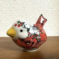 【限定モデル】ポーリッシュポタリー　ポーランド食器　鳥　置物
