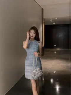 新品　レディース　ミニワンピース　ドレス　セクシー　パーティー　キャバ嬢　結婚式