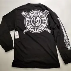 激レアFAMOUS 長袖Tシャツ HEAVY HITTERS スカル　Y2K