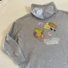 PUMA スポンジボブ 別注プーマ コラボ パーカー メンズ Mサイズ グレー