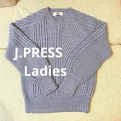 【洗える】クルーネックニット　J.PRESS Ladies